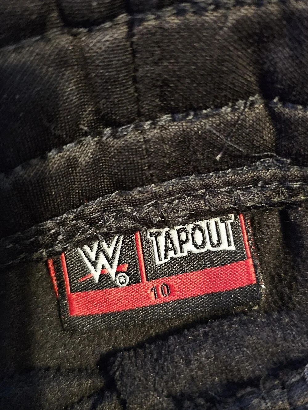 WWE Tapout Boys Black Jogger Track Pants Size 10 Athletic Sweatpants